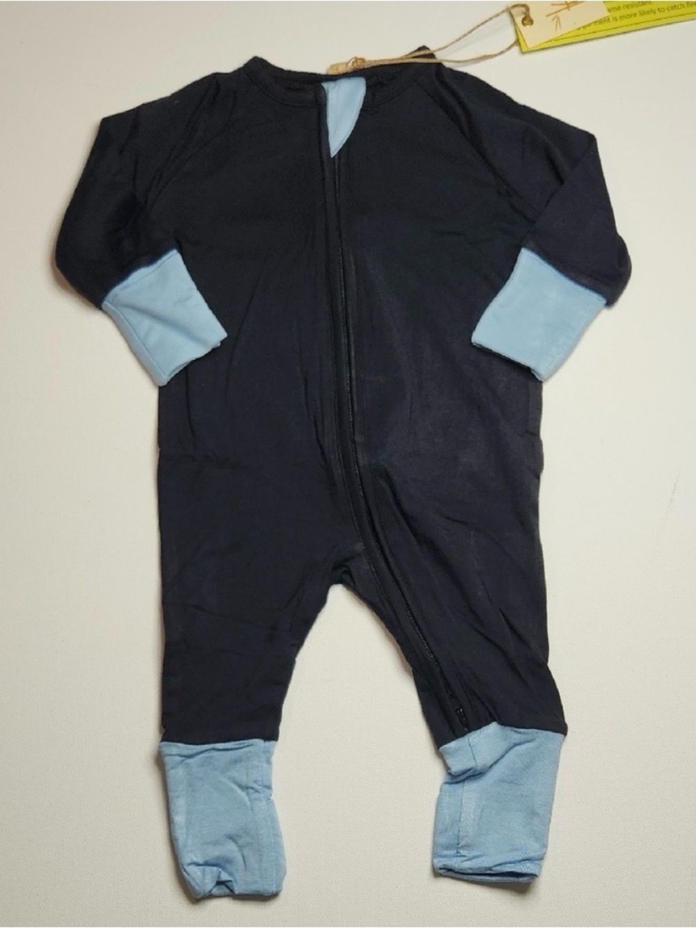Mambu Baby Bamboo & Viscose Footless Zipped One-Piece - Various Sizes - NEW